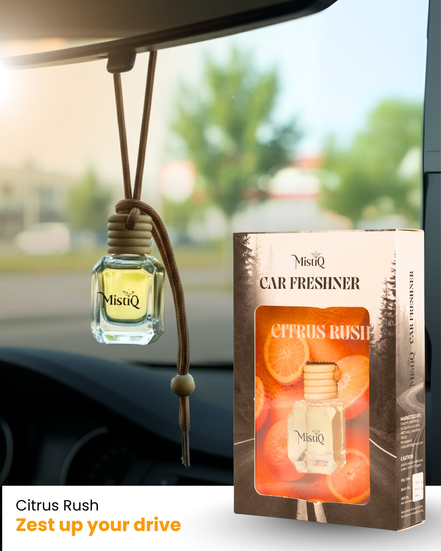 Citrus Rush - Car Freshner Pendant